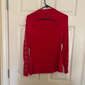 Stylish Red Women's Top